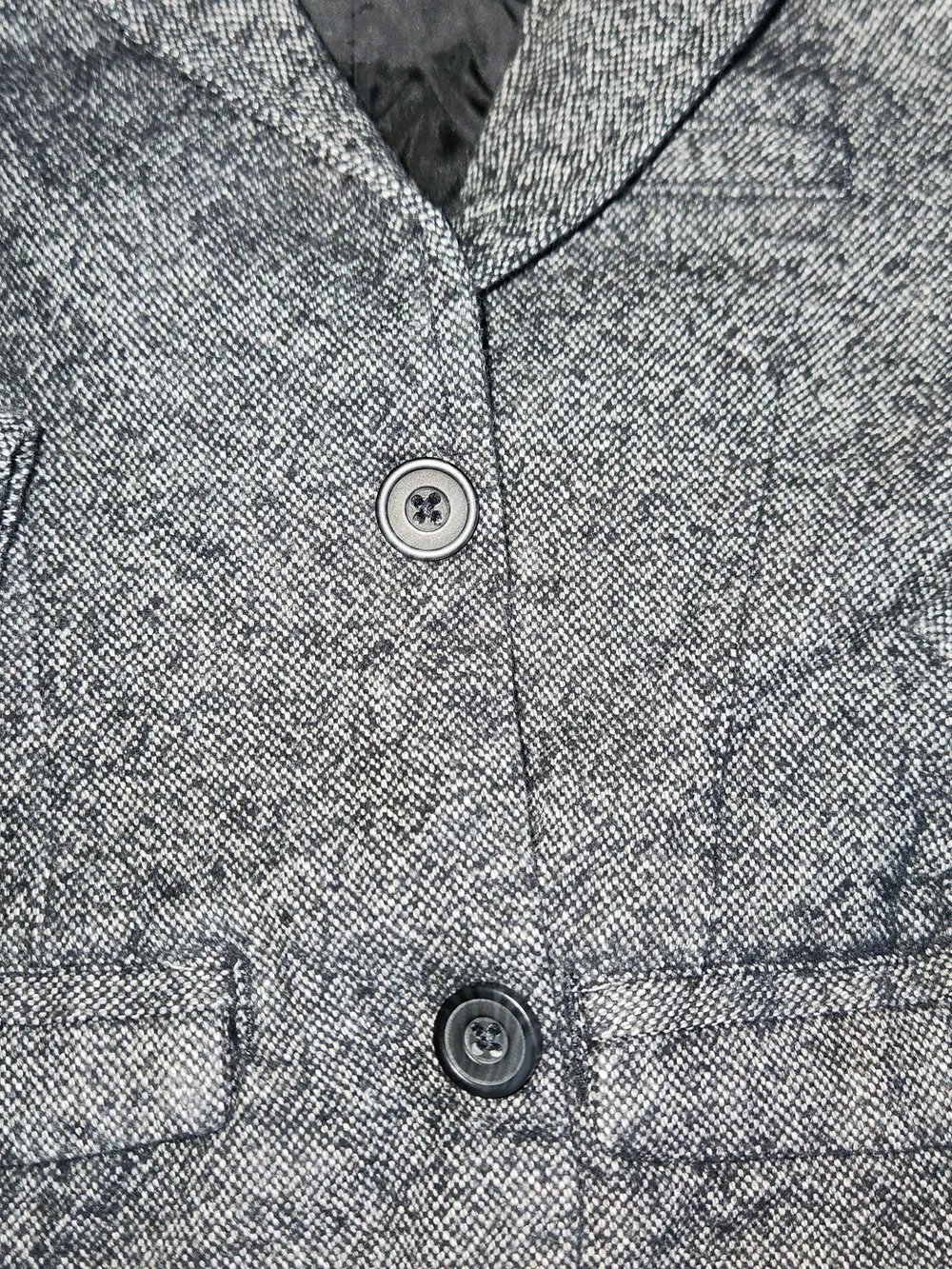 Cherokee Kids' Gray Herringbone Blazer Jacket, Size 18M